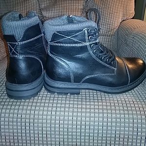 Mens leather boots